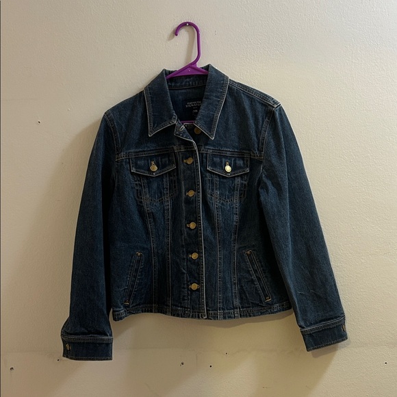 Jones New York Jackets & Blazers - Jones New York Dark Blue Denim Jacket*